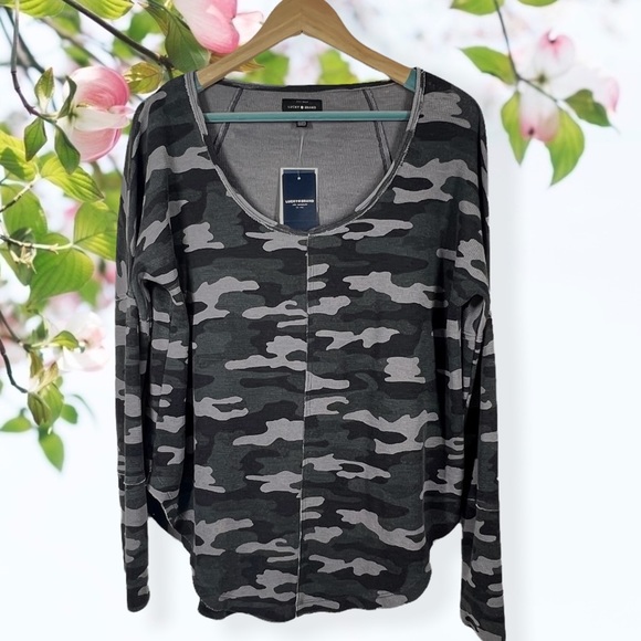 Lucky Brand Tops - LUCKY Brand Long Sleeve Camo Top